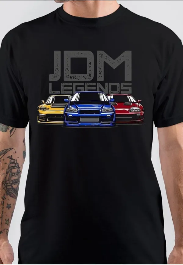 JDM_Legends_Super_Cars_T-Shirt