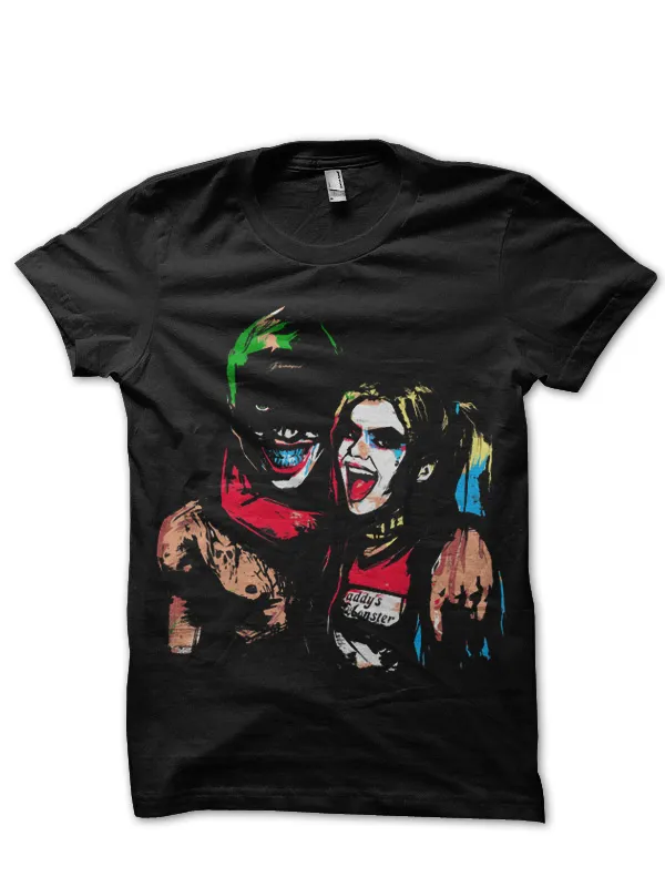 Joker_And_Harley_Black_T-Shirt