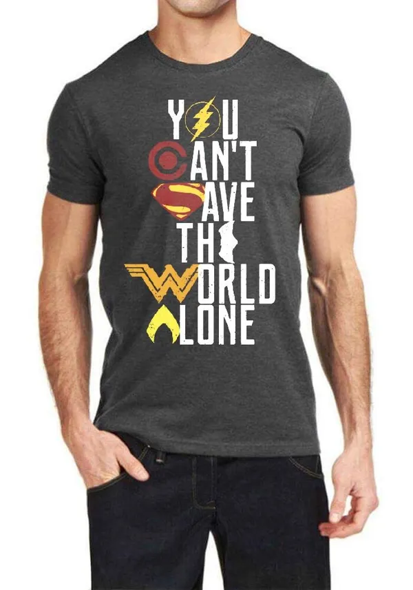 Justice_League_Charcoal_Grey_T-Shirt