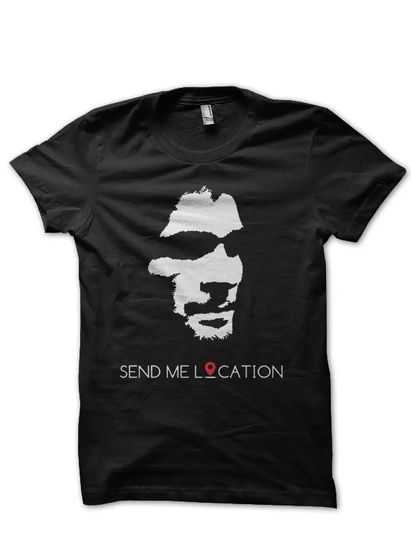 Khabib_Black_Half_Sleeve_T-Shirt