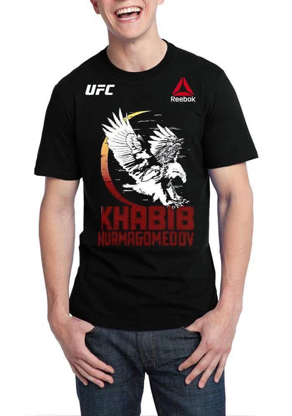 Khabib_Nurmagomedov_Black_Half_Sleeve_T-Shirt