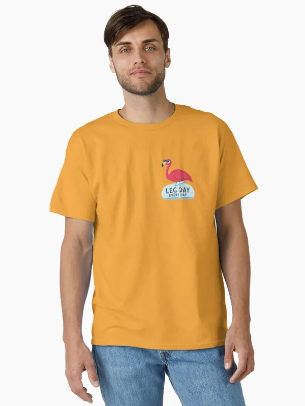Leg_Day_Every_Day_Flamingo_Classic_T-Shirt
