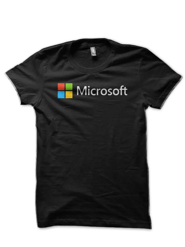 Microsoft_Black_T-Shirt