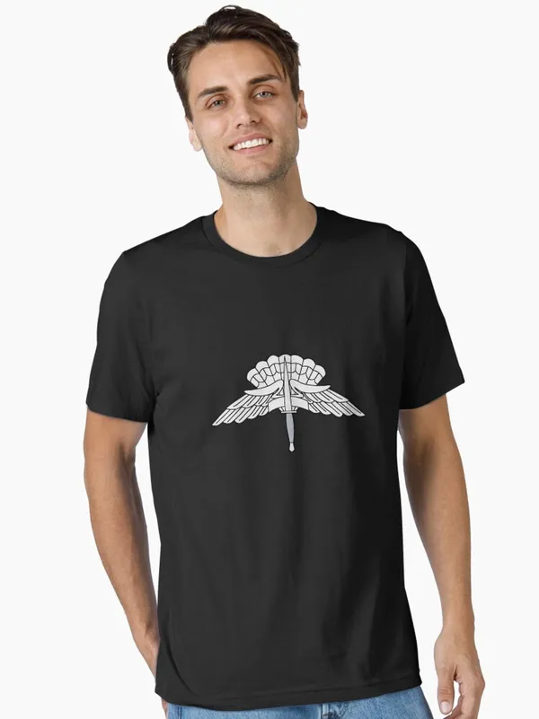 Military_Freefall_Parachutist_Badge_(USAF_-_US_ARMY)_Essential_T-Shirt