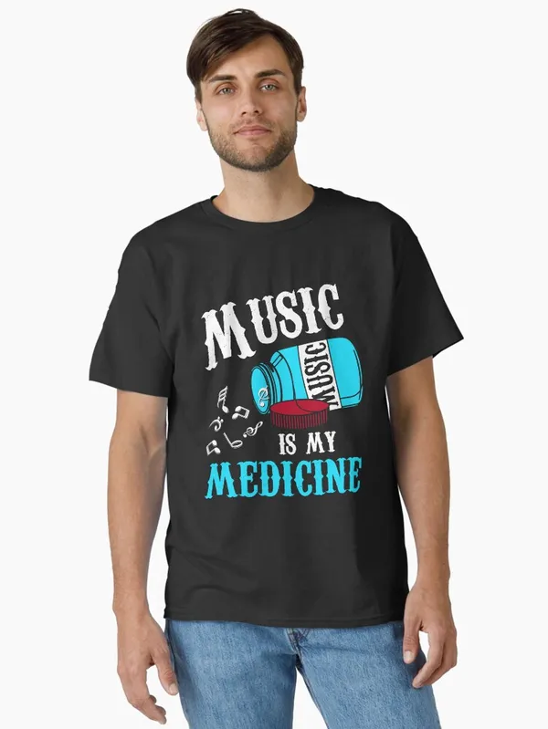 Music_Is_My_Medicine_Classic_T-Shirt