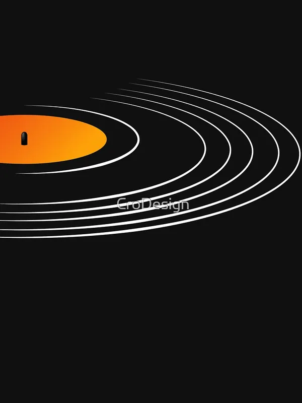 Music_Retro_Vinyl_Record_Essential_T-Shirt