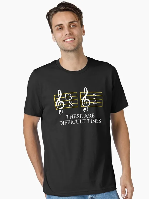 Music_These_Are_Difficult_Times_Essential_T-Shirt