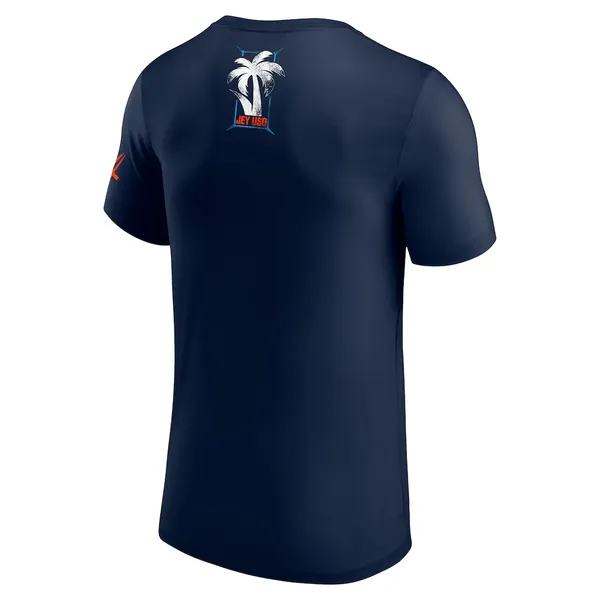 Navy_Jey_Uso_Yeet_Steps__Round_Neck_T-Shirt_For_Men