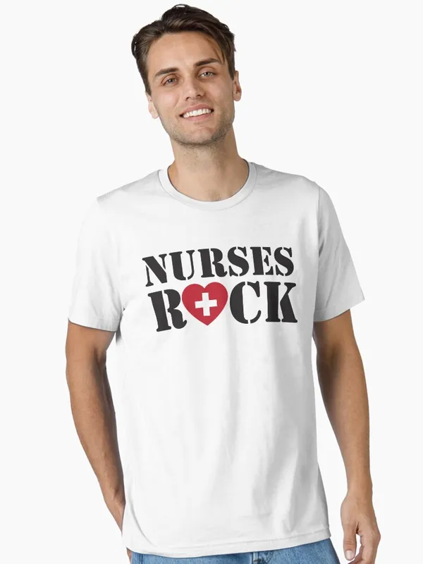 Nurses_Rock_Essential_T-Shirt
