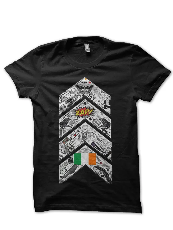One_Direction_Half_Sleeve_Black_T-Shirt