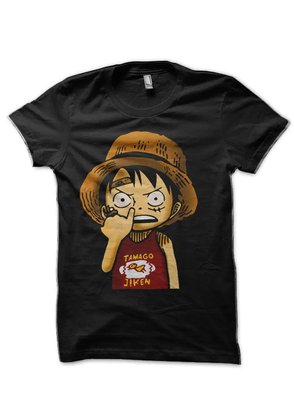 One_Piece_Black_T-Shirt
