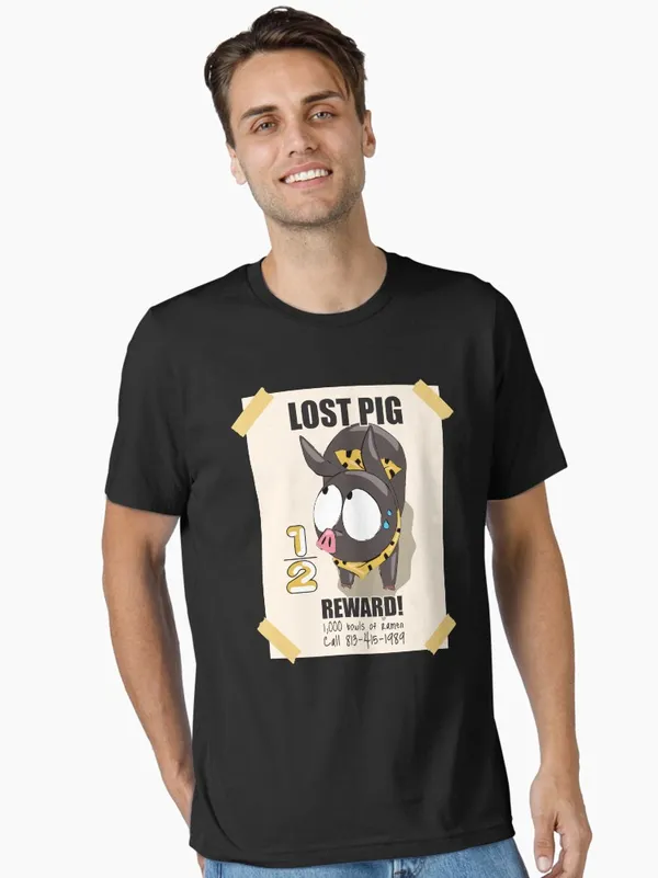 P-chan_Ryoga_Lost_Pig_-_Ranma_1/2_Essential_T-Shirt