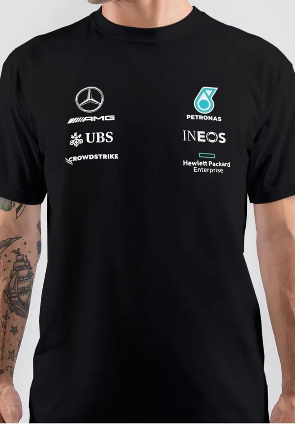 Petronas_Formula_1_Black_T-Shirt