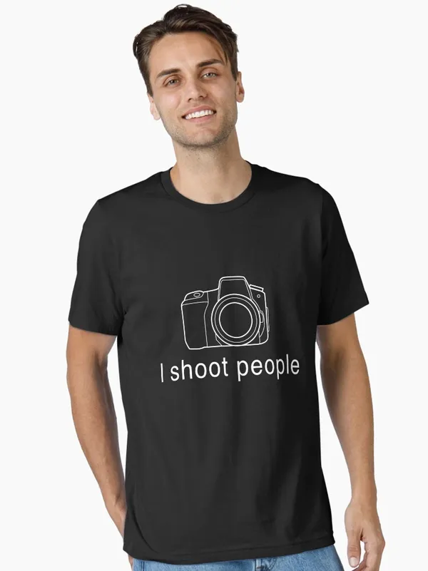Photographer._I_shoot_people_Essential_T-Shirt