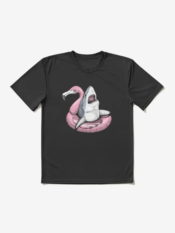 Pool_Shark_-_Ahhh_Time_to_Relax_Active_T-Shirt