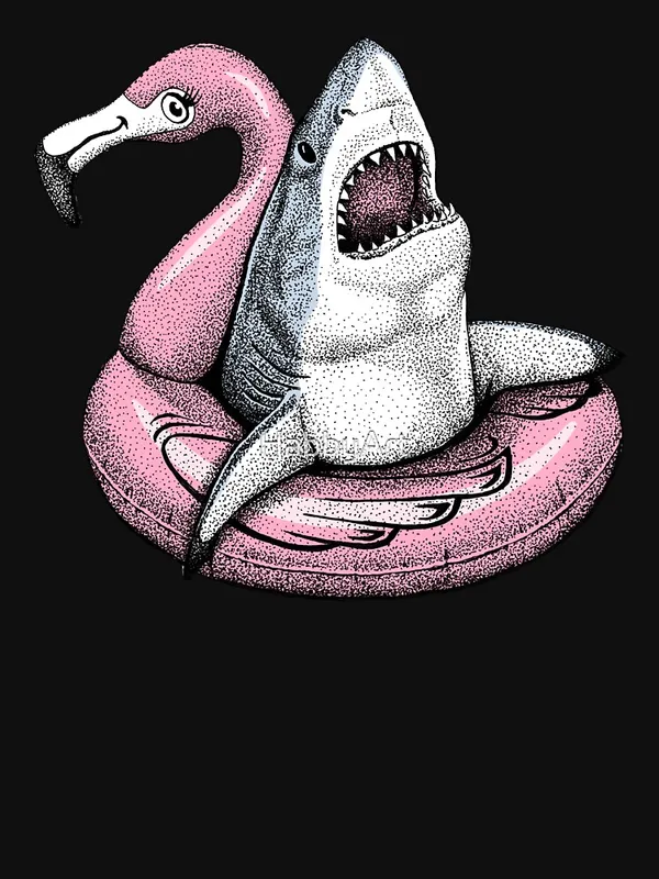 Pool_Shark_-_Ahhh_Time_to_Relax_Active_T-Shirt