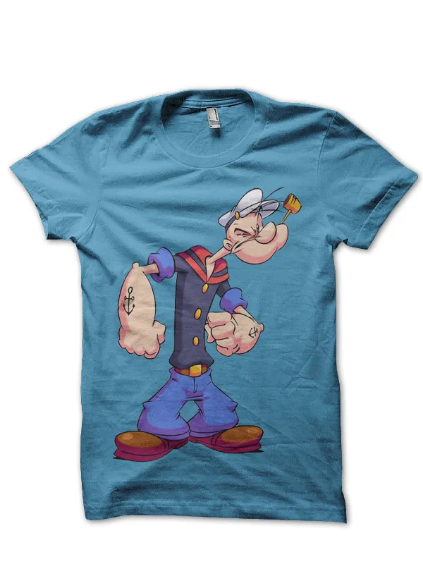 Popeye_Light_Blue_Tee
