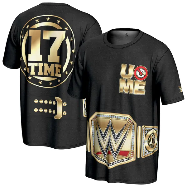 ProSphere_Black_John_Cena_17x_Title_Belt_T-Shirt