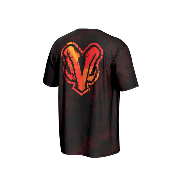 ProSphere_Black_Stephanie_Vaquer_Dark_Angel_Graphic__Round_Neck_T-Shirt_For_Men