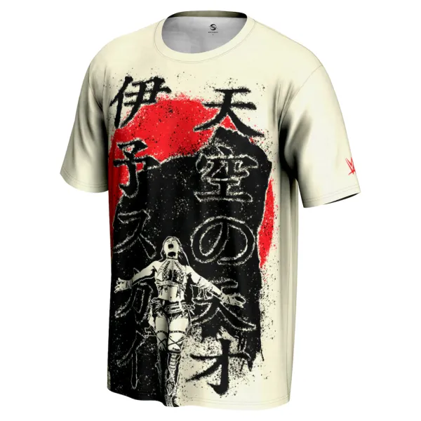 ProSphere_Cream_IYO_SKY_Japanese__Round_Neck_T-Shirt_For_Men