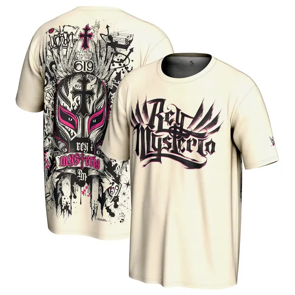 ProSphere_Cream_Rey_Mysterio_Graffiti_Mask_T-Shirt