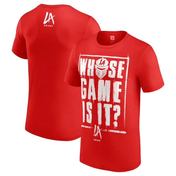 Red_LA_Knight_Whose_Game_Is_It?_T-Shirt