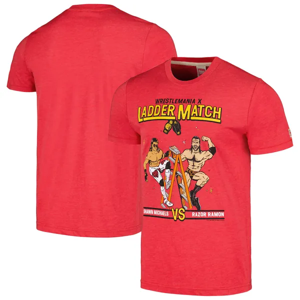 Red_WrestleMania_X_Shawn_Michaels_vs._Razor_Ramon_Tri-Blend_T-Shirt