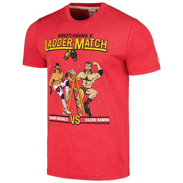 Red_WrestleMania_X_Shawn_Michaels_vs._Razor_Ramon_Tri-Blend_T-Shirt