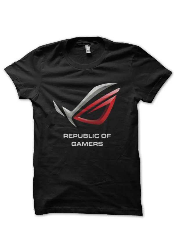 Republic_Of_Gamers_Black_T-Shirt