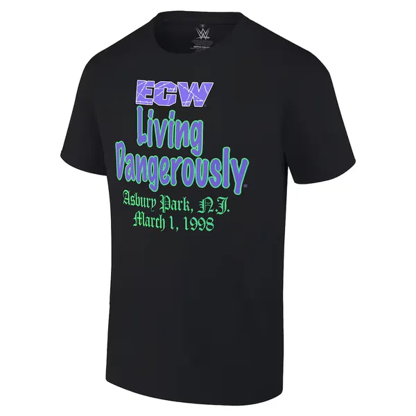 Ripple_Junction_Black_ECW_1998_Living_Dangerously_Graphic_T-Shirt