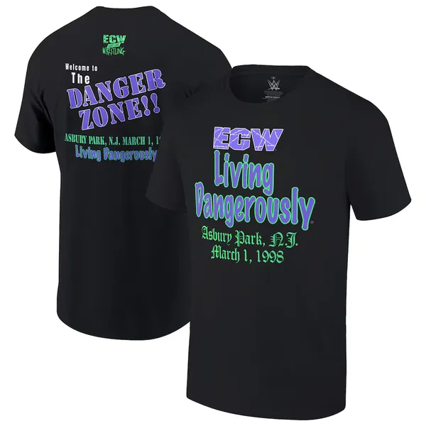 Ripple_Junction_Black_ECW_1998_Living_Dangerously_Graphic_T-Shirt