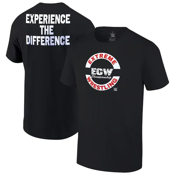 Ripple_Junction_Black_ECW_Experience_The_Difference_Graphic_T-Shirt