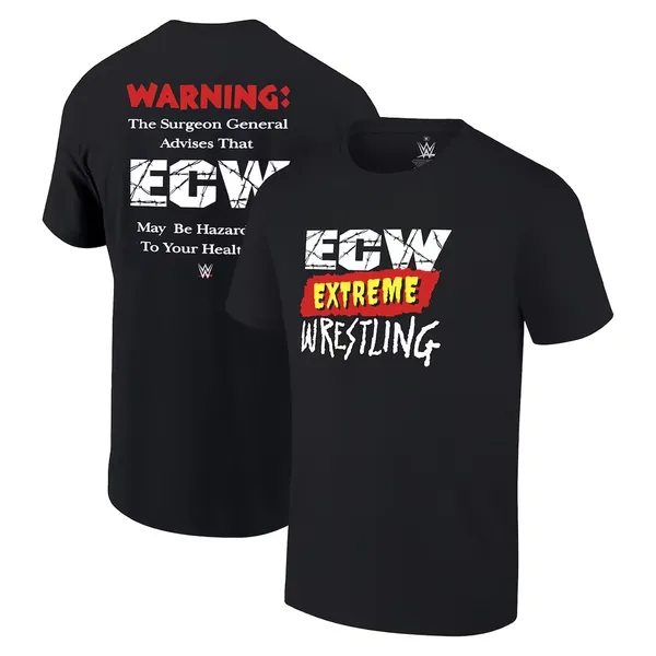 Ripple_Junction_Black_ECW_Warning!_T-Shirt