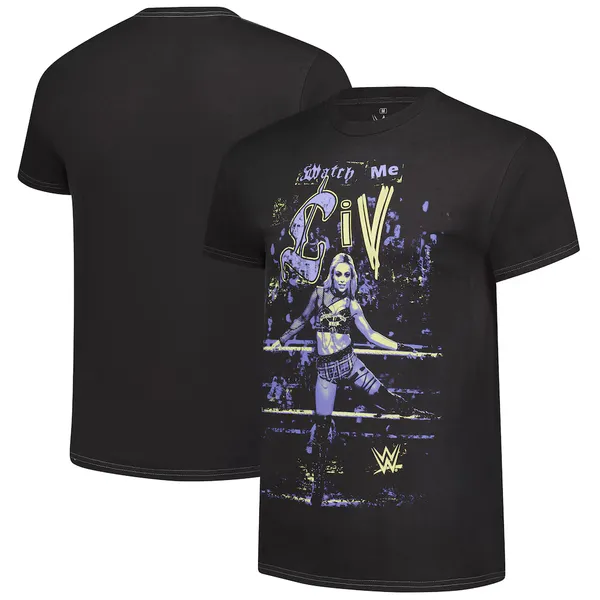 Ripple_Junction_Black_Liv_Morgan_"Watch_Me_Liv_Morgan_Punk_Style"_Graphic__Round_Neck_T-Shirt_For_Men