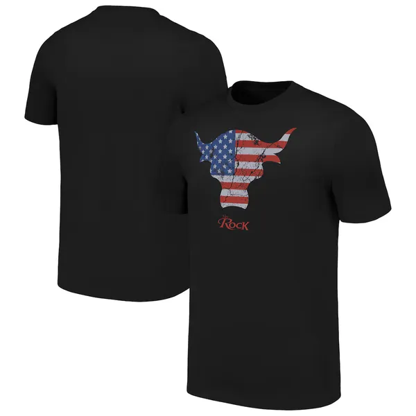 Ripple_Junction_Black_The_Rock_American_Flag_Brahma_Bull_T-Shirt