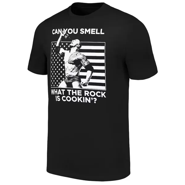 Ripple_Junction_Black_The_Rock_Can_You_Smell_What_The_Rock_Is_Cookin'?_T-Shirt