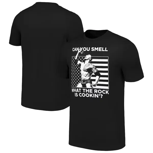 Ripple_Junction_Black_The_Rock_Can_You_Smell_What_The_Rock_Is_Cookin'?_T-Shirt