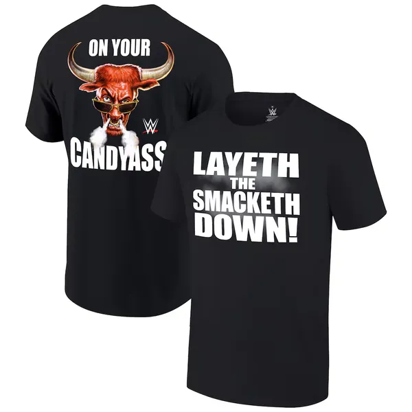 Ripple_Junction_Black_The_Rock_Layeth_The_Smacketh_Down_T-Shirt