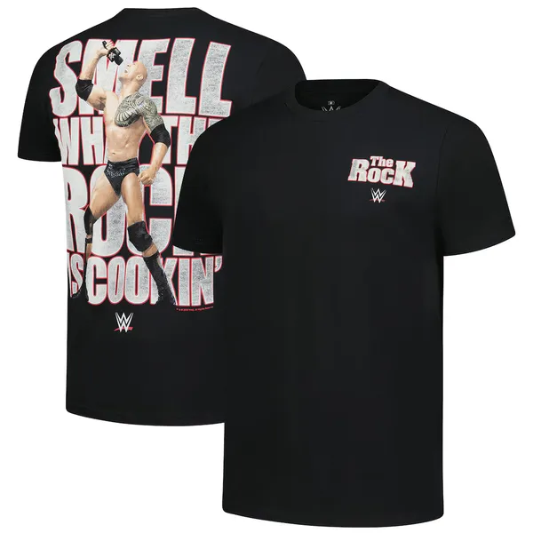 Ripple_Junction_Black_The_Rock_Smell_Mic_Pose__Round_Neck_T-Shirt_For_Men