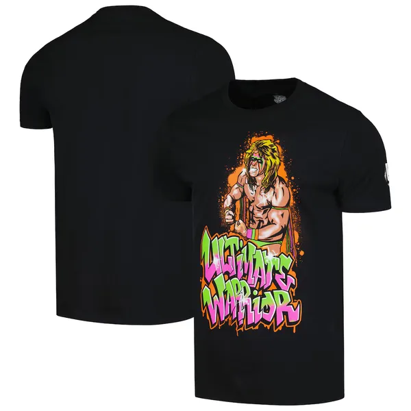 Ripple_Junction_Black_The_Ultimate_Warrior_Graffiti_Graphic_T-Shirt