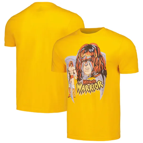 Ripple_Junction_Gold_The_Ultimate_Warrior_Illustrated_T-Shirt