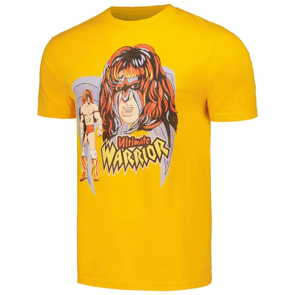 Ripple_Junction_Gold_The_Ultimate_Warrior_Illustrated_T-Shirt