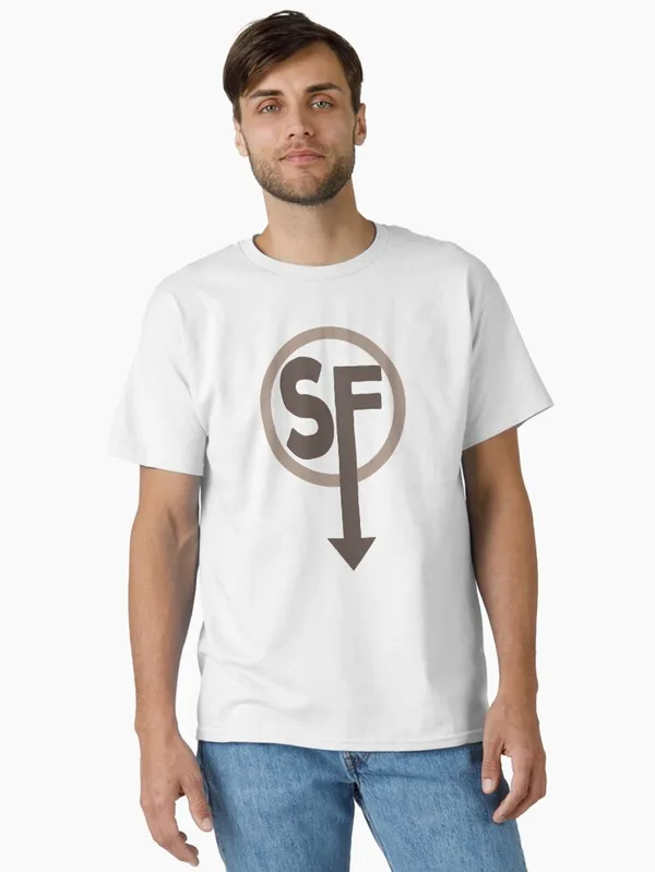 Sanitys_falls,_Sally_face_logo_Classic_T-Shirt