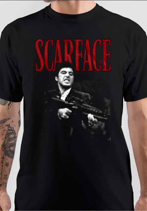 Scarface_Half_Sleeve_Black_T-Shirt