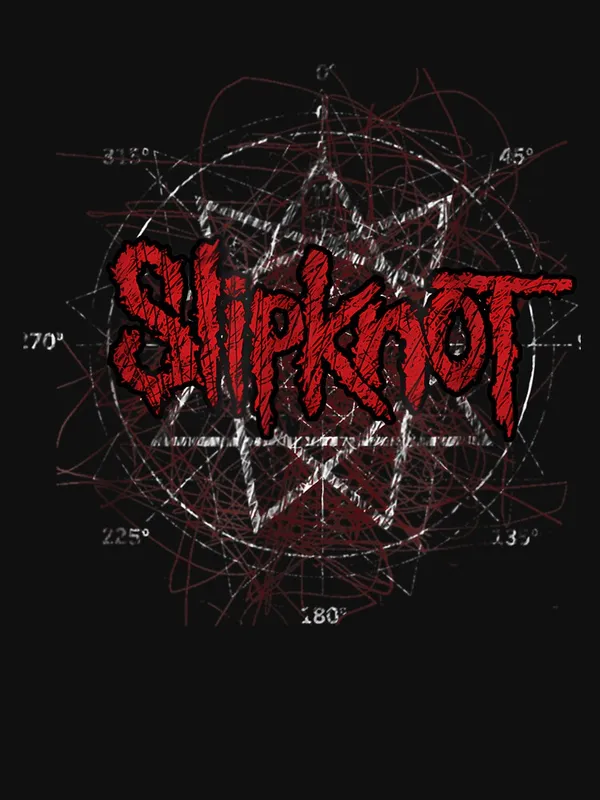 Slipknot_Band_Scribble_Star_Logo_Essential_T-Shirt