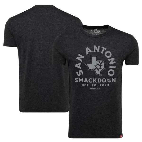 Sportiqe_Black_SmackDown_x_San_Antonio_Spurs_Tri-Blend_T-Shirt