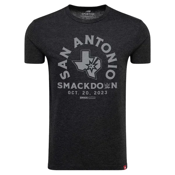 Sportiqe_Black_SmackDown_x_San_Antonio_Spurs_Tri-Blend_T-Shirt