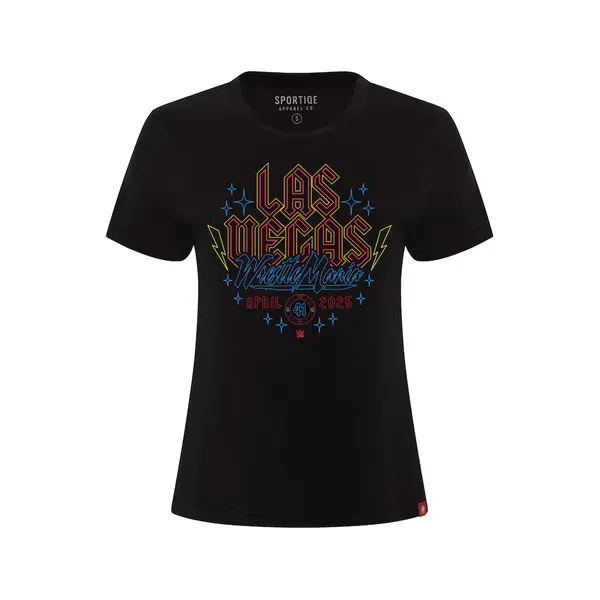 Sportiqe_Black_WrestleMania_41_Arcadia_T-Shirt