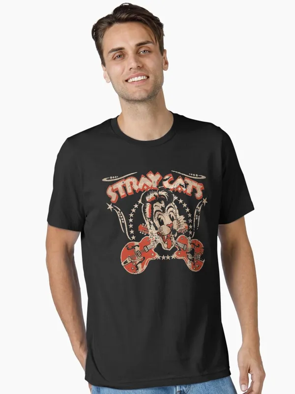 Stray's_Cat's_Vintage_Exclusive_Essential_T-Shirt