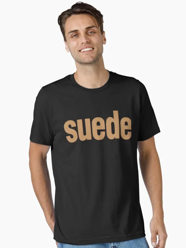 Suede_Band_Logo_Essential_T-Shirt